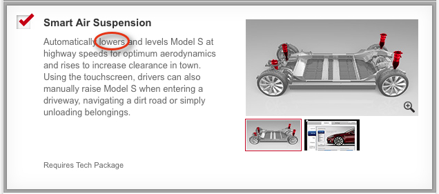 Tesla Air Suspension prior to version 5.8